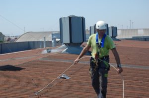 INSTALACIÓN DE LÍNEAS DE VIDA, LÍNEA DE VIDA HORIZONTAL
